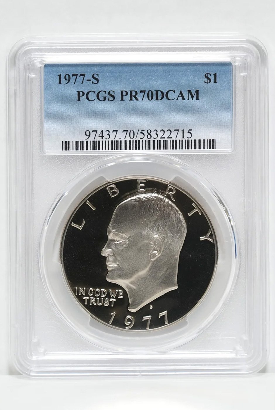 1977-S Eisenhower Dollar PCGS PR70DCAM