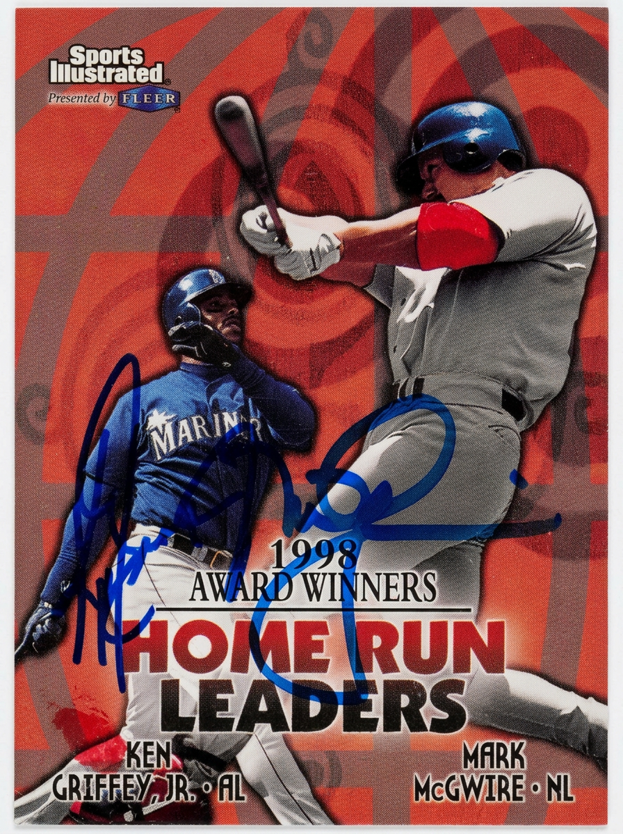 1998 Sports Illustrated Home Run Leaders — signed by Ken Griffey Jr. & Mark McGwire